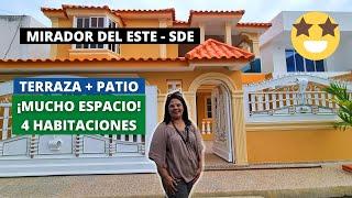 CASA EN MIRADOR DEL ESTE | 4 HABITACIONES CON SUS BAÑOS | PATIO Y TERRAZA | MUCHO ESPACIO | INVIERTE