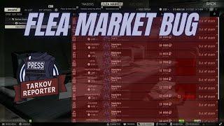 Escape From Tarkov Flea Market Out of Stock Bug