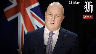 NZ Herald Live: PM Christopher Luxon speaks to the media