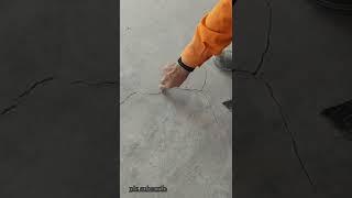 | CIVIL LIFE | RCC surface cracks opening and cleaning#repair #civilhack#civilengineer#crackfilling