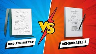 Kindle Scribe 2024 vs ReMarkable 2 | Ultimate Digital Notebook Showdown!