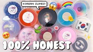 $150 KOREAN SLIME SHOPS REVIEW! CUTE DIY CLAYS & COATED SLIMES