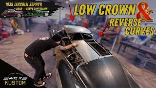 RARE 1939 ZEPHYR - Metal Shaping a ROOF & CAT WALK! Power Hammer/English Wheel