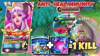 YU ZHONG VS REVAMPED ALICE IN EXP LANE| BATTLE OF SUSTAINABILITY | PASSIVE ABUSE~ MLBB