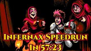 Infernax (Good Ending, Alcedor, Classic) Speedrun PB Former WR [57:23]