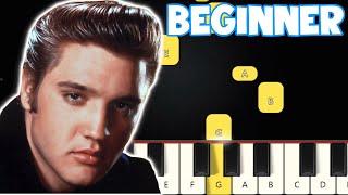 Can't Help Falling In Love - Elvis Presley | Beginner Piano Tutorial | Easy Piano