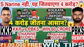 KKR vs PBKS Dream1 Team KKR vs PBKS Dream1 KKR vs PBKS Dream1 Prediction KKR vs PBKS Dream1 IPL 2025