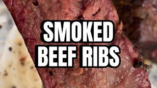 Simple Smoked Beef Ribs Recipe