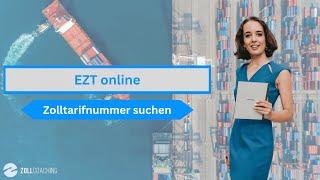 EZT online – Zolltarifnummer suchen