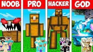 Minecraft NOOB vs PRO vs HACKER vs GOD : FAMILY CHEST MUTANT in Minecraft! Animation