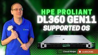 HPE ProLiant DL360 Gen11 Windows Server Operating System Overview | Windows Server 2022 Install