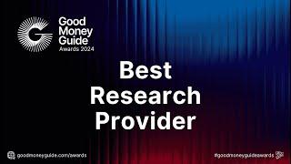 Best Research Provider - Good Money Guide Awards 2024