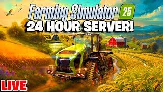 FARMING SIM 25 WHEAT AND GREET FARM SERVER!