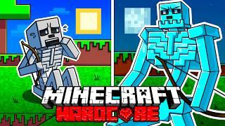 I Survived 1000 DAYS as a SHINY SKELETON in HARDCORE Minecraft! - Scary Mobs Compilation