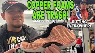 Nike Foamposite Copper 2024 Retro is Trash! The Sneaker Addict Shopping Mall Vlog