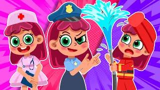 PoliceGirl, Doctor and FireGirl Song |  And Nursery Rhymes