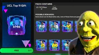 Funny UCL Pack Opening - Packed 99 Rated UCL Top 11 Player & Made 500M Profit