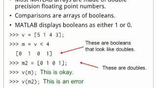 MATLAB - Episode 4 - Indexing