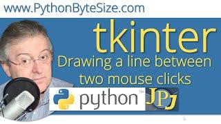 Drawing a line between two mouse clicks using tkinter