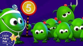 Five Little Monsters | Halloween Songs | Little Baby Bum - Nursery Rhymes for Kids