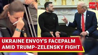 Trump-Zelensky Clash: Ukrainian Envoy's Facepalm Amid Disastrous Meeting  | Viral