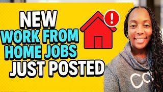 4 New Work from Home Jobs Just Posted! Up to $26 hr