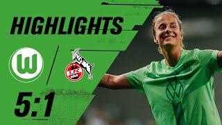 Wilms wieder mit Traumtor | Highlights | VfL Wolfsburg - 1.FC Köln 5:1