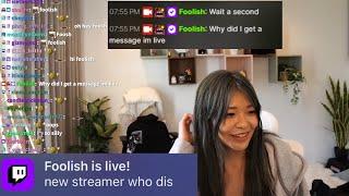 Miyoung Goes Live On Foolish's Twitch Channel