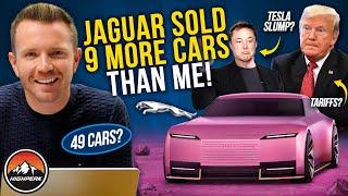 Only 49 Jaguars Sold?! Tesla Drops, EV Prices Crash & More