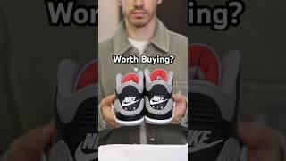 Worth buying? Air Jordan 3 Black Cement unboxing 2024