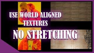 UNREAL ENGINE 5 Texture Mastery: World Aligned Textures Tutorial