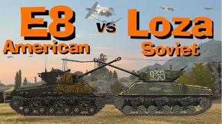 WOT Blitz Face Off || M4A3E8 vs Loza's Sherman