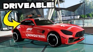 DRIVING THE SAFETY CARS IN THE F1 GAME! | F1 Supercar Experiment