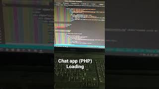 Chat app (php) loading 