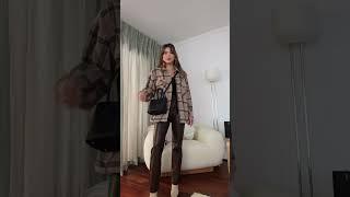 How to Style Leather Pants & Leggings | Winter Outfit Ideas | petite style #howtostyle #styleinspo