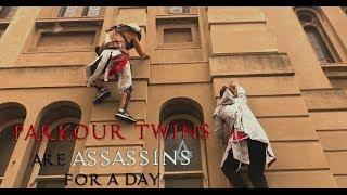 Parkour Twins Are Assassins For A Day !