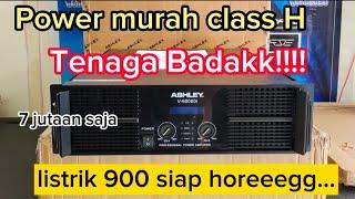 Power Murah Ashley V60000i Class H 3 tenaga badakk!! #viralvideo  #sound #speaker #horegmania