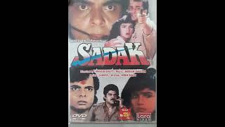 #Sadak - Hindi Movie DVD / Sanjay dutt - Pooja bhatt