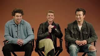 Antonio Cipriano, Jake Austin Walker and Jordan Rodrigues On National Treasure