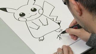 How to Draw Pikachu with Pokémon Character Art Director Ken Sugimori!