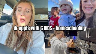 Homeschooling MOM of 6 CRAZY busy DITL with 6 kids