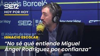 Escolar: "No es la primera vez que MAR insulta a Esther Palomera, pero sí que amenaza a eldiario.es"