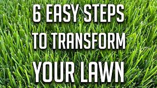 6 Easy Steps to transform your lawn [with overseeding] Make your lawn greener with these easy steps!