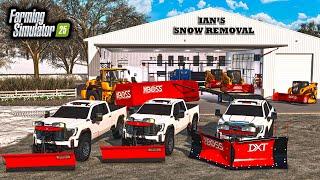 BUILDING "AWESOME" $2,999,999 SNOW-PLOWING BUSINESS! (NEW BOSS PLOW) | FS25