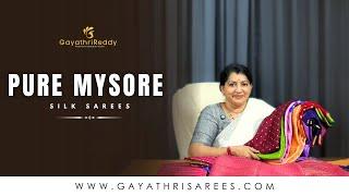 Pure Mysore Silk Sarees. Price Starting From Rs.6625/- | #GayathriReddy |