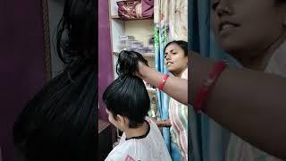 step cut hair
