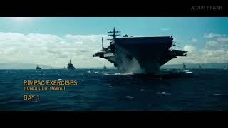 American Navy Rimpac Exercise.Battleship