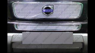 Защита радиатора PREMIUM для VOLVO XC90 I Рестайлинг 2009-2014г.в. (Хром) - strelka11.ru