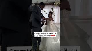 Congratulations Mbote Njogu and Wanjiru wa Waya The day was colorfull