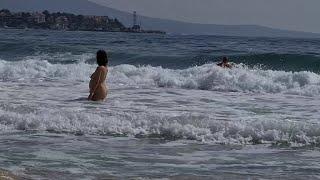 KARADENİZ'DE ÇIPLAKLAR KAMPI. NESEBAR NUDİSH BEACH.